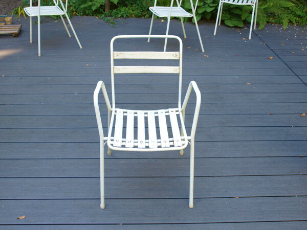 Suite de 4 fauteuils de jardin Emu