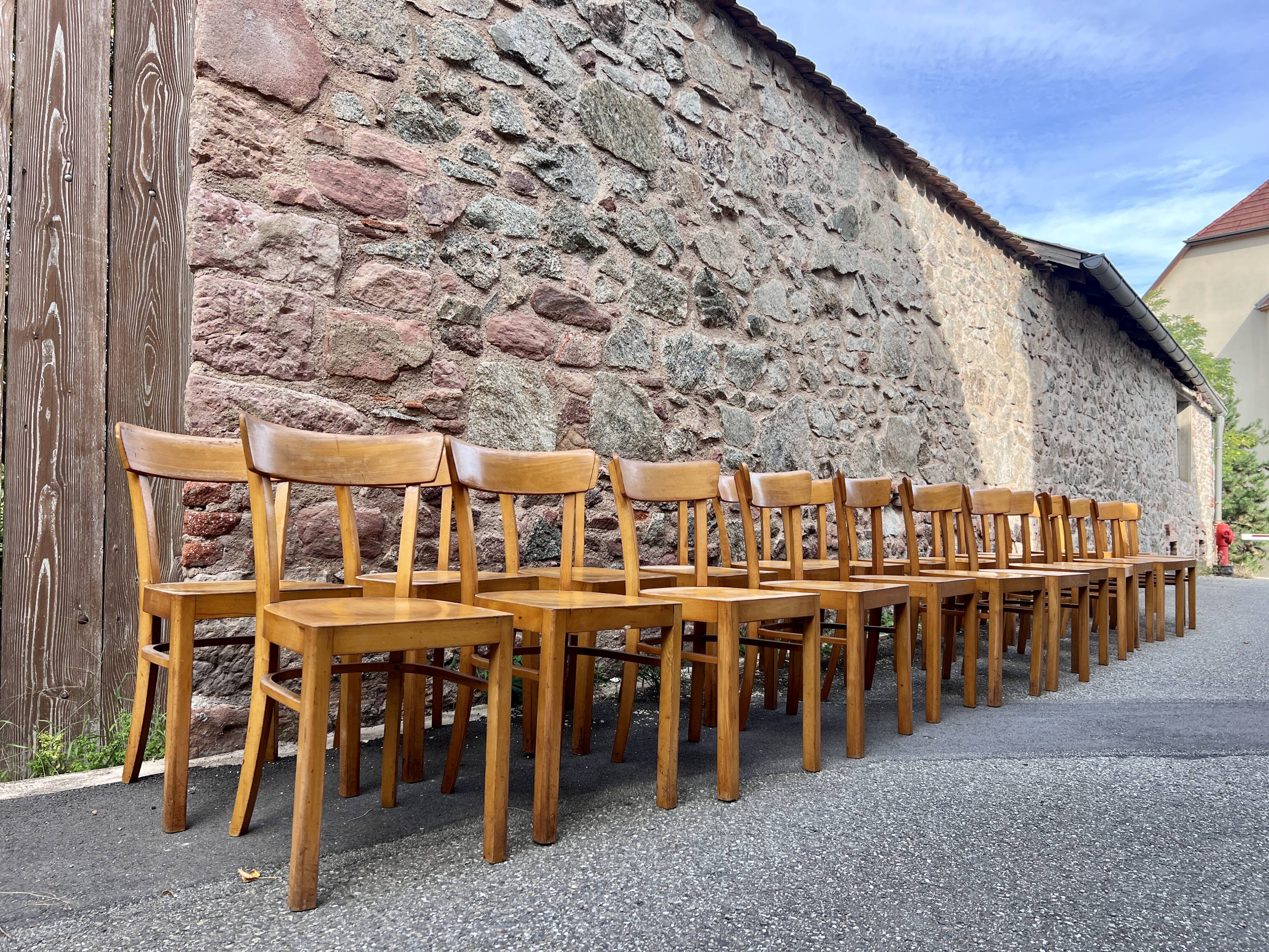 Fischel Thonet Baumann style bistro chair series