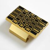 1960s Space Age abstract design door handle