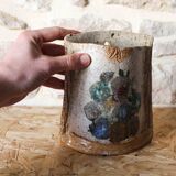 Voldemar Volkoff Vallauris stoneware vase
