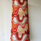 Résonance lampshade H87 D35 D25 - vintage fabric 1970's