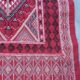 Handmade red Berber kilim rug in pure wool 170x124cm