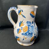 Antique earthenware pitcher from La Rochelle, 18th century