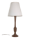 Lampe en bois tourné