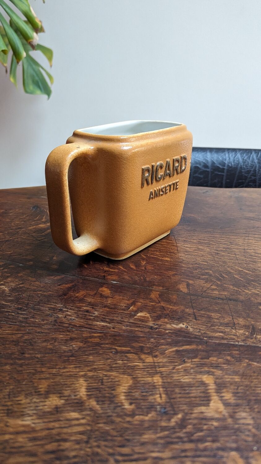 Ricard stoneware pitcher