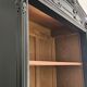 Library shelf cabinet of curiosities Art Nouveau black