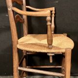 Straw armchair