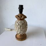 Terracotta “pineapple” lamp base