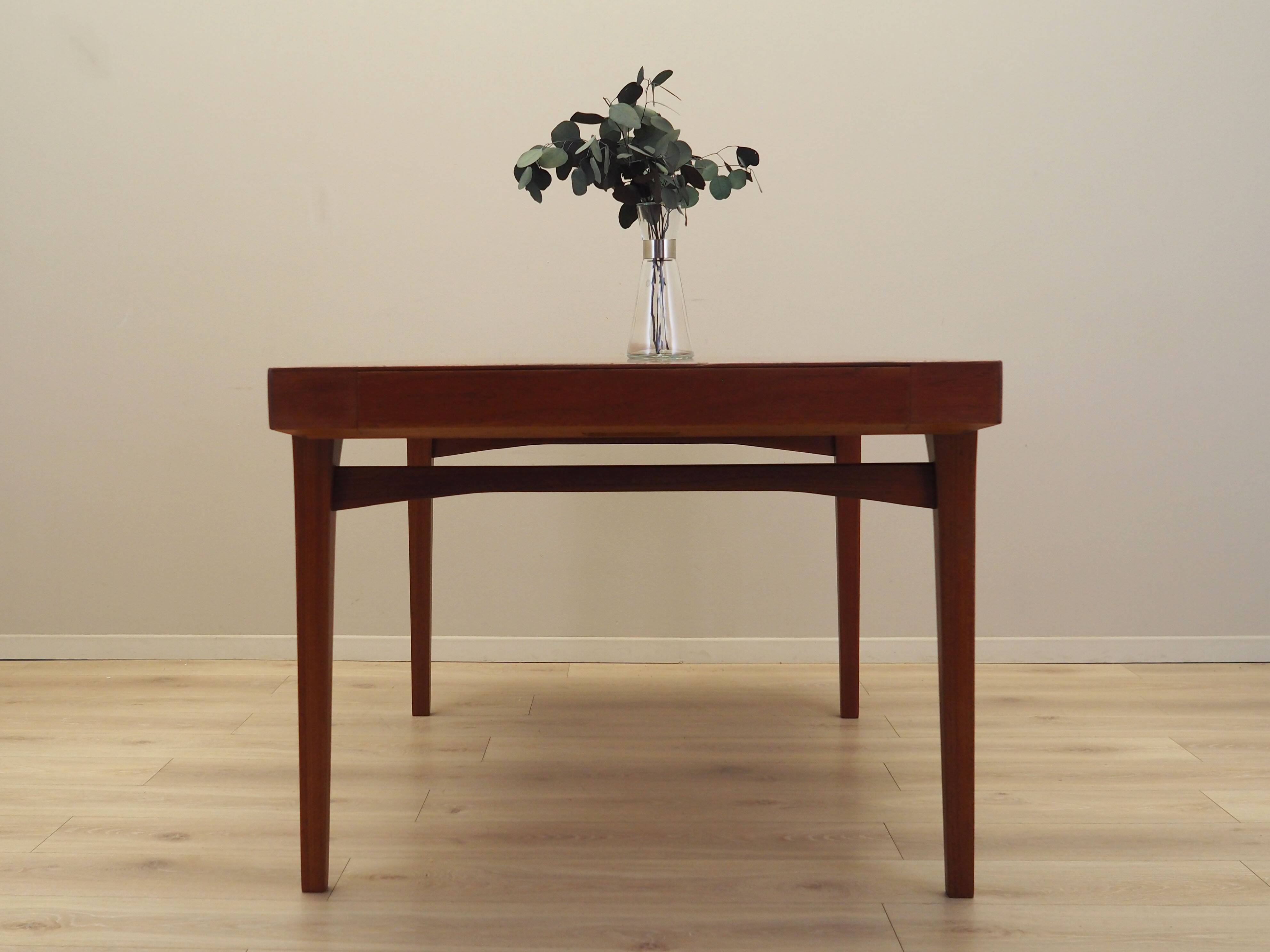 Teak table, Danish design, 1970s, production: Denmark