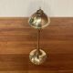 Pair of 1960s Scandinavian design oil lamps.