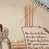 Lot of 4 plates talking children's songs Land of Iron HB and Co.