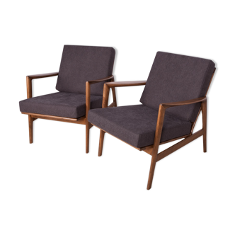 Model 300-139 Armchairs from Swarzędzka, 1960s, Set of 2