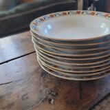 10 Art Deco deep plates MLV France
