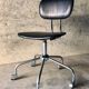 1950s/60s Chrome and Faux Leather Office Chair