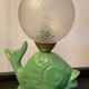 Lampe vintage poisson en céramique années 70