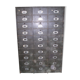 Furniture old metal riveted 30 drawers valve strafor