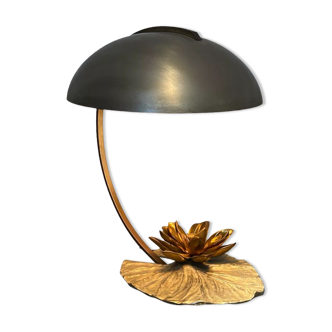 Water lily lamp, Maison Charles, 1970s