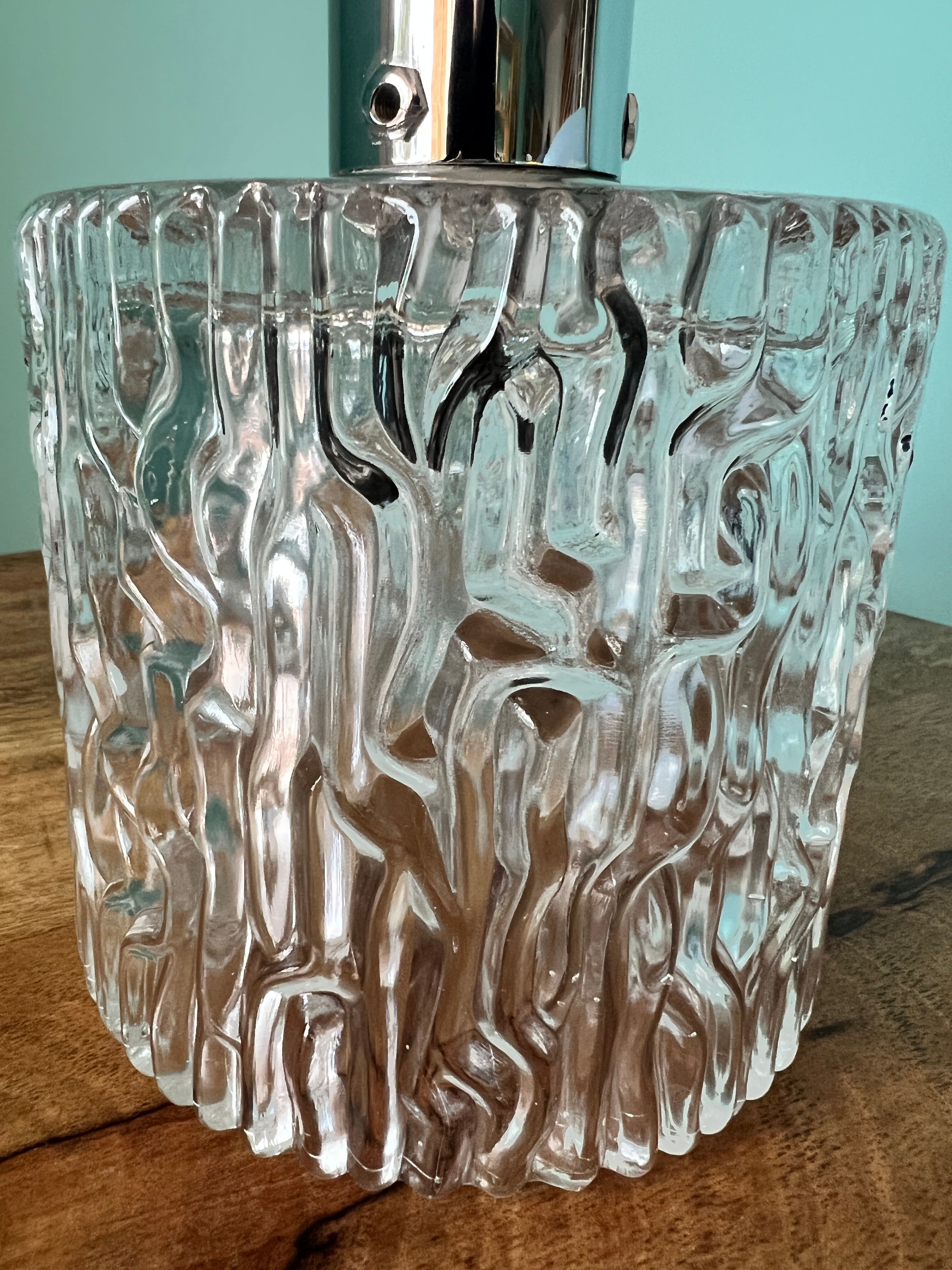 Art deco lamp / Mid century modern lamp / home decor from 1960s / ceiling pendant lamp shade