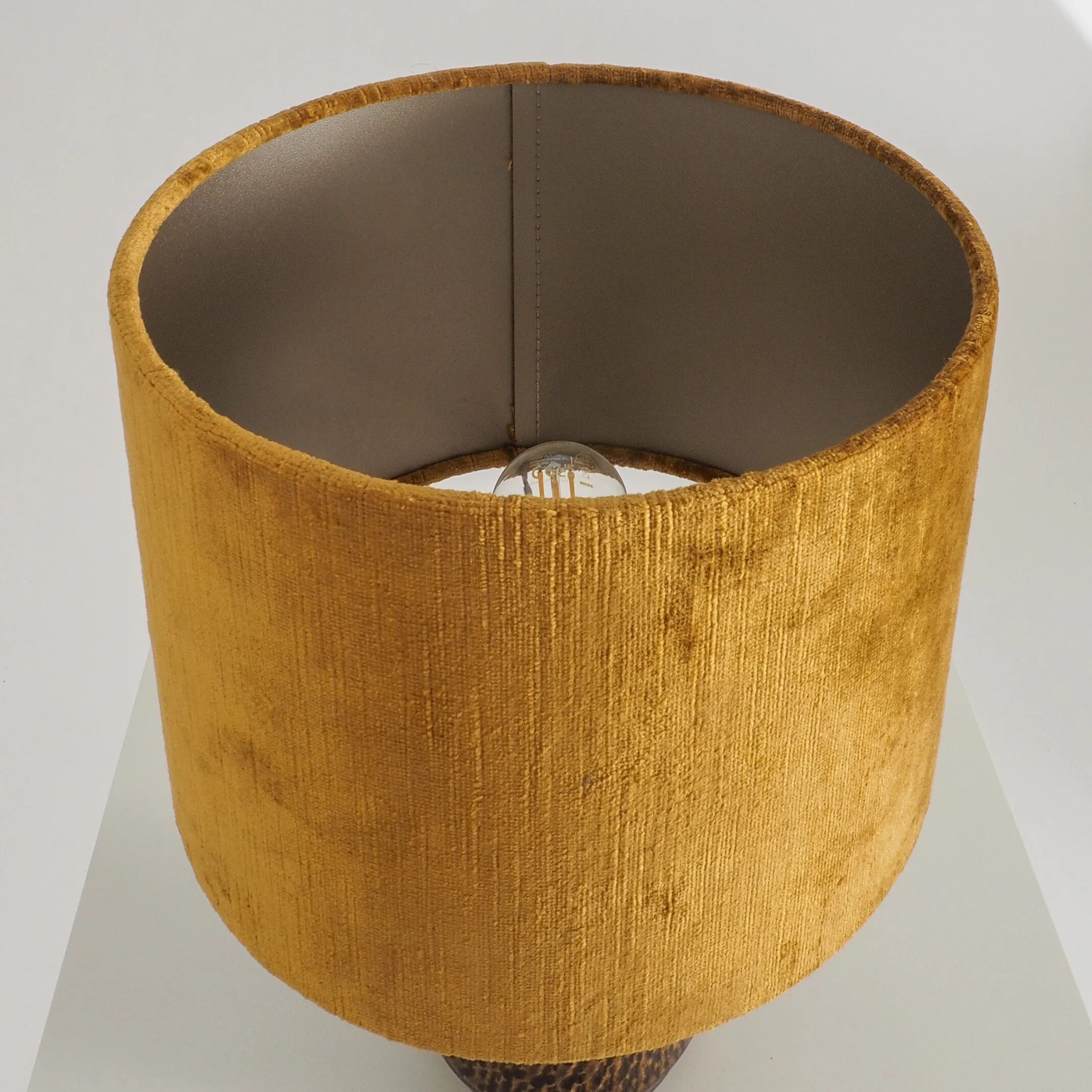 Swedish ceramic table lamp by Henry Brandi for Vejbystrand
