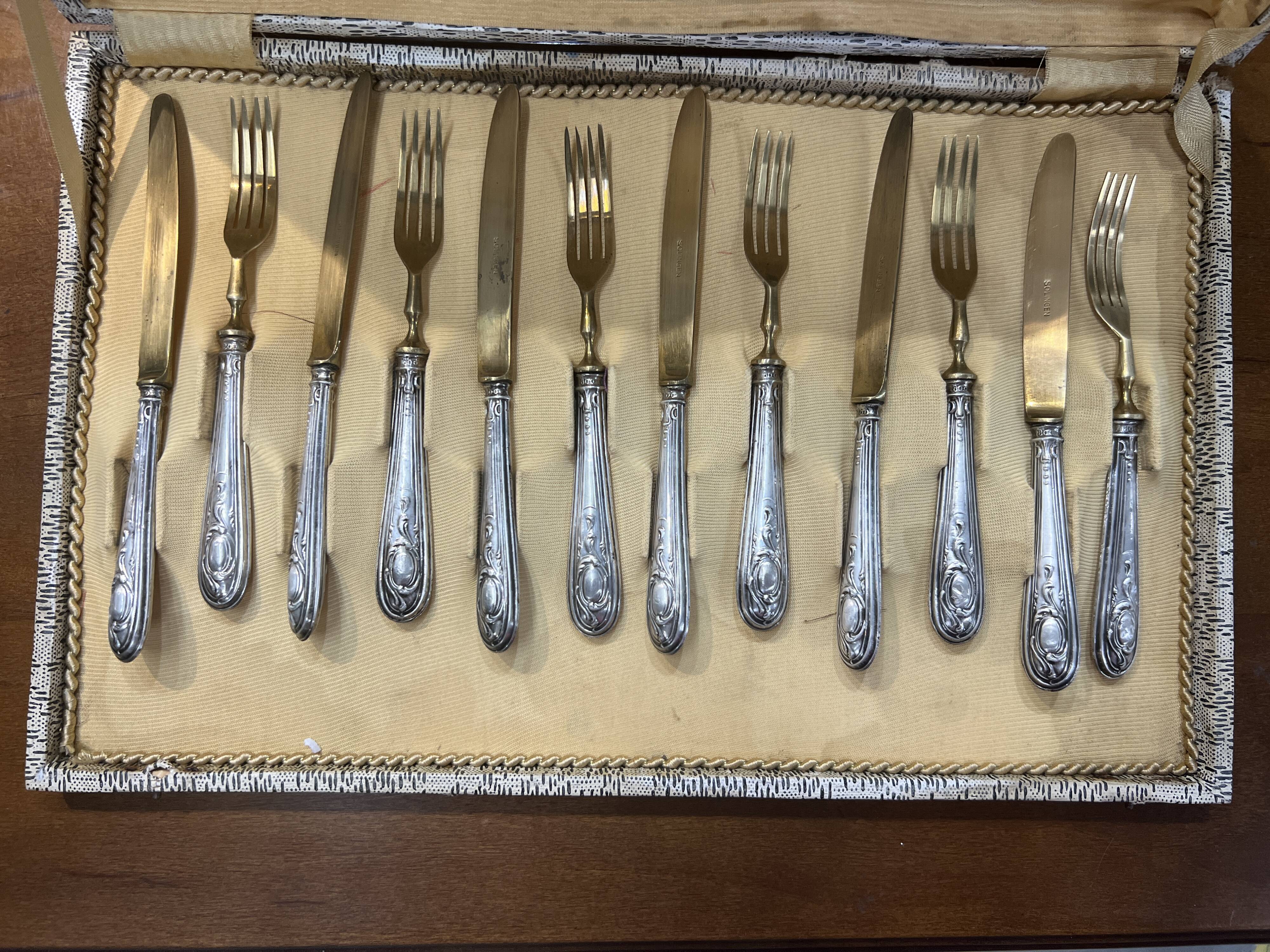 Dessert service 12 pieces Rostfrei Solingen