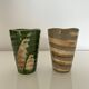 Paire de vases en grès