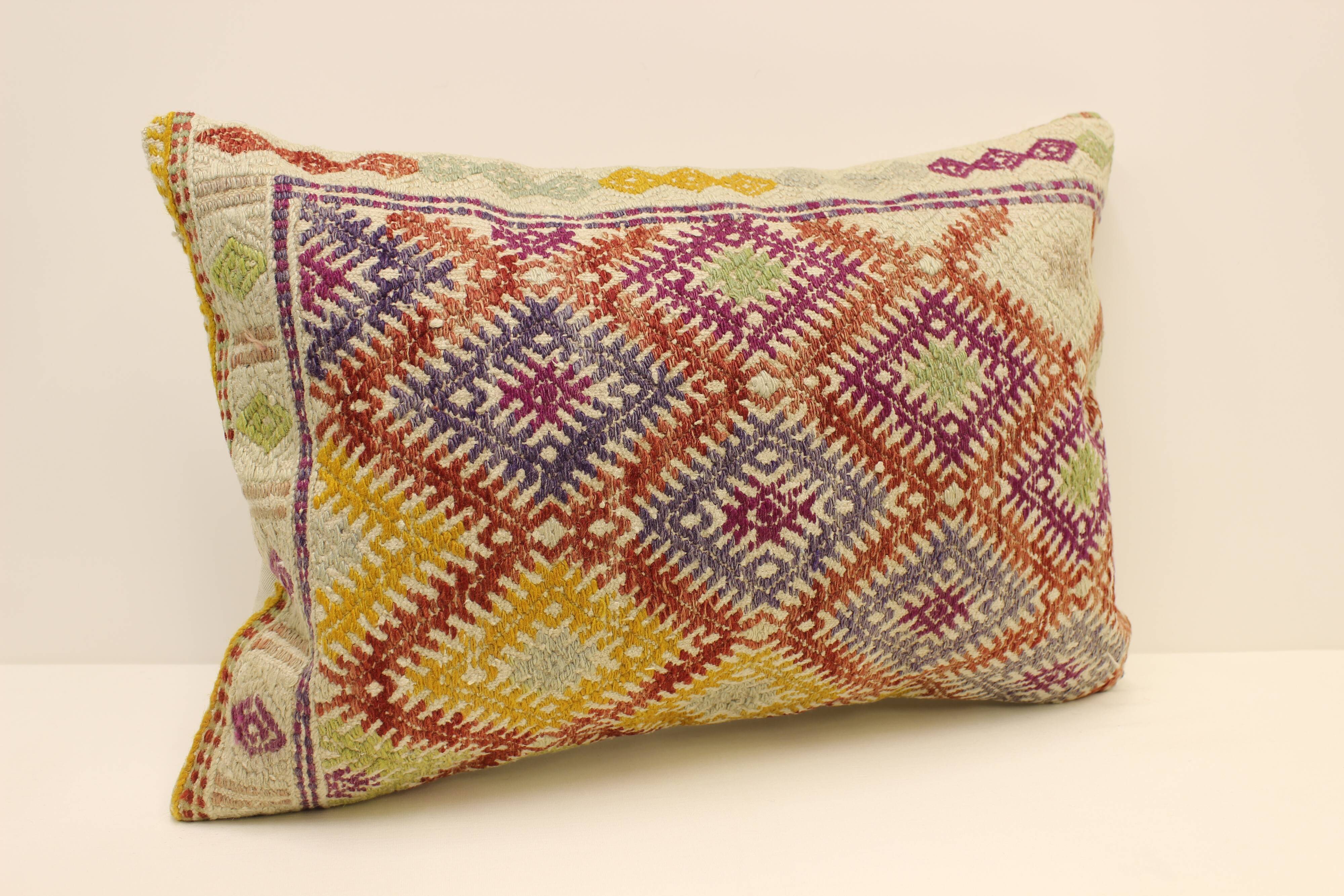 40x60 cm Kilim Cushion,Vintage Cushion Cover