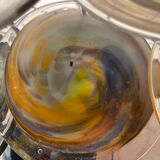 Large Space Age  Murano Glass Disc Chandelier 1970’s