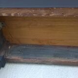 Ancienne table ou console patine noir