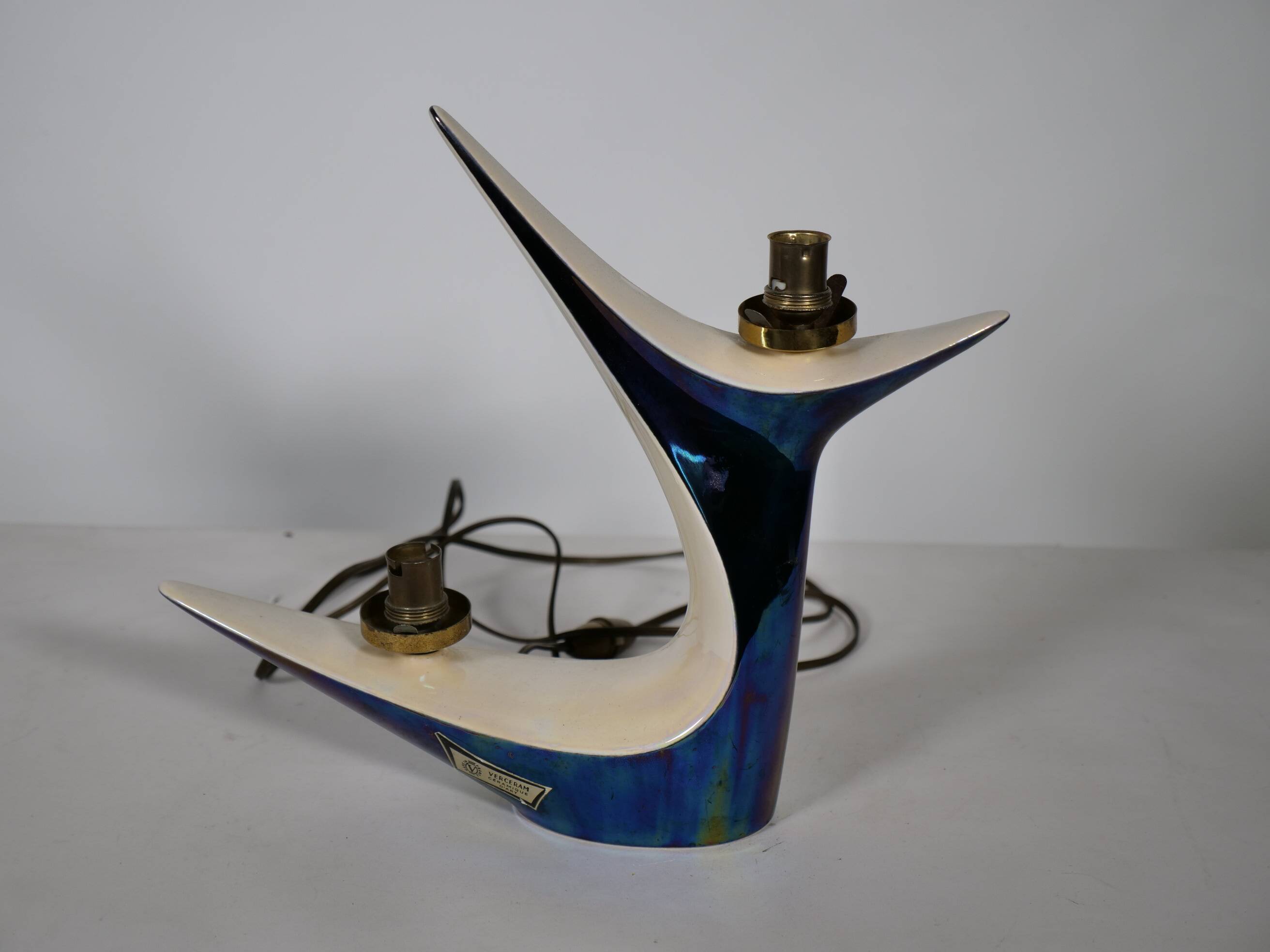 Mid-Century Vintage Table Lamp by Verceram Céramique – 1950s