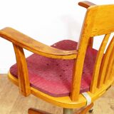 Stoll Giroflex wooden workshop chair