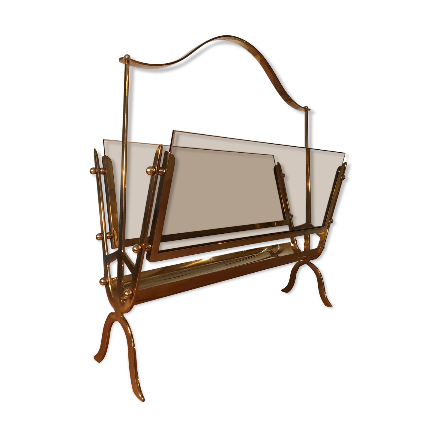 Italian style magazine rack from the 60s