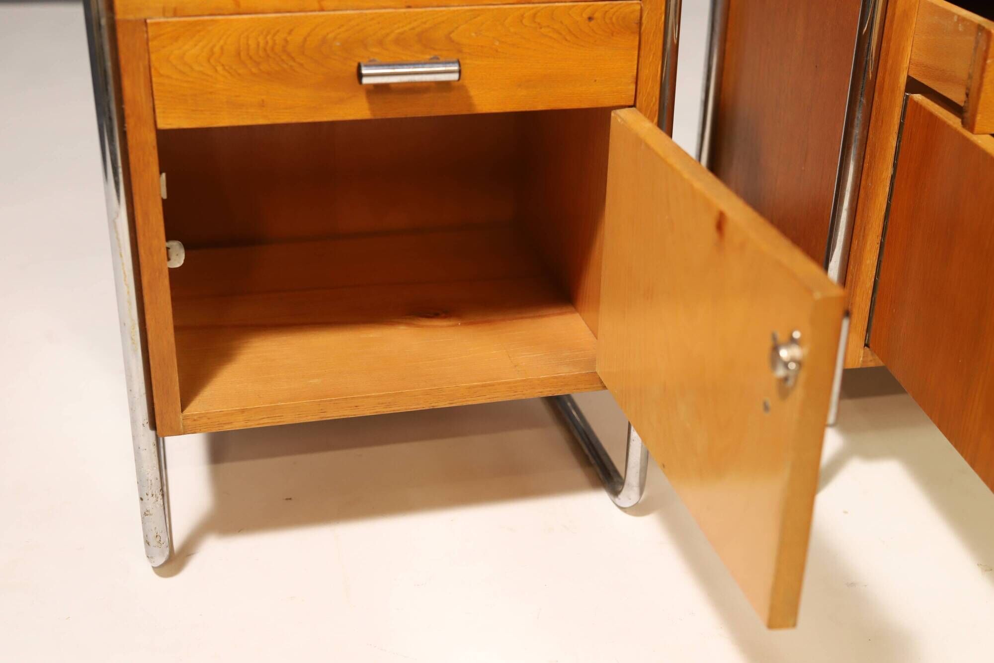 Pair of Functionalist Nightstands | 1930s–1940s