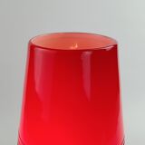 Vintage opaline glass shell lamp