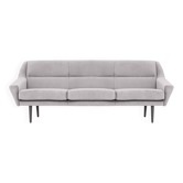 Sofa skagen silver velour, scandinavian design