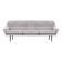 Sofa skagen silver velour, scandinavian design