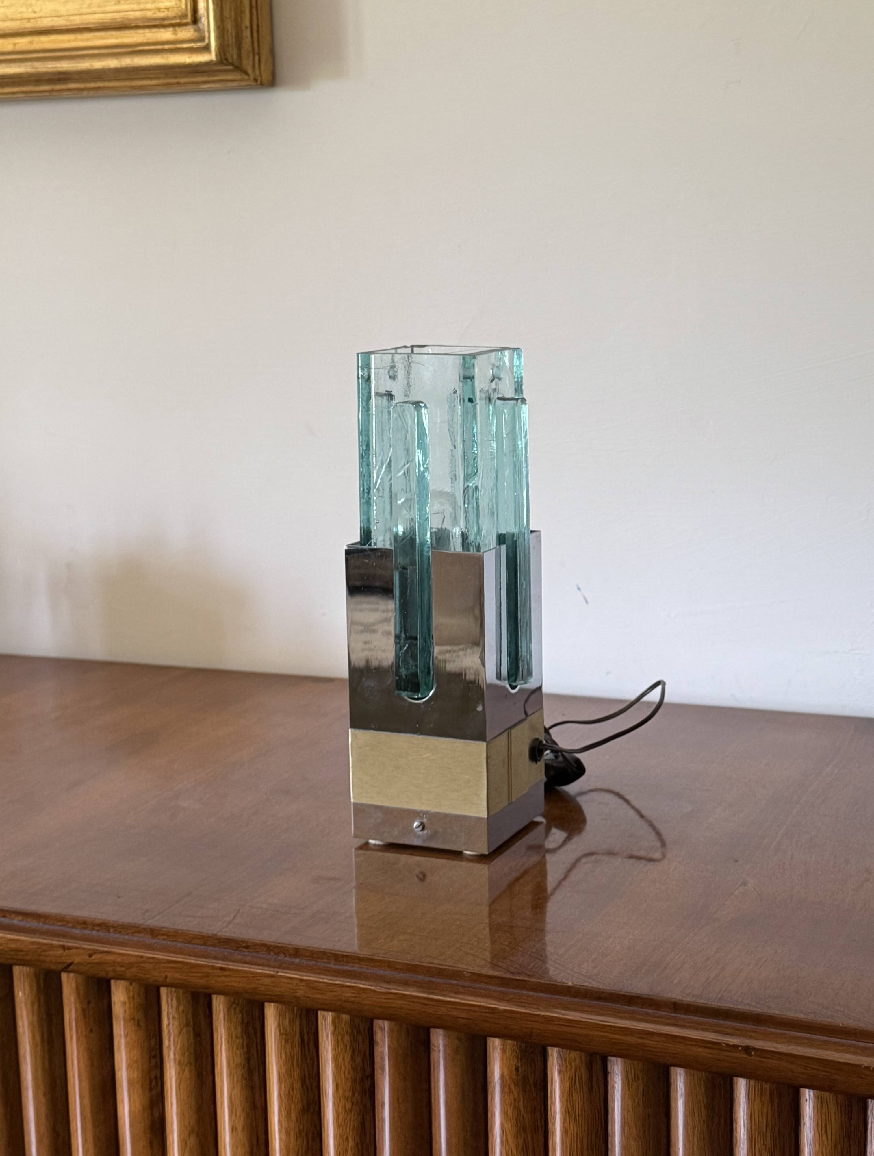 Hollywood regency table lamp,  Italy 1970s