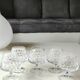 Lot 5 x Peill & Putzler Cognac Glasses. Mod. Granada. lead crystal