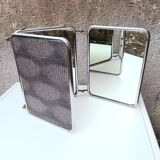 1950s triptych barber's mirror