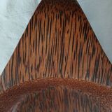 2 plats en bois de coco