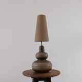 Mid-century ceramic 'gourd' english table lamp