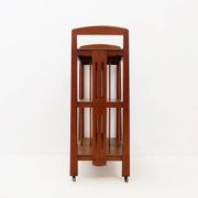 Art Deco shelf - Magazine rack on wheels