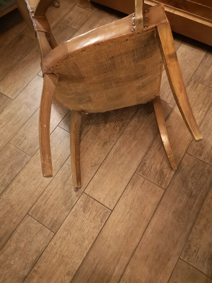Club Bridge armchair in Bazane leather