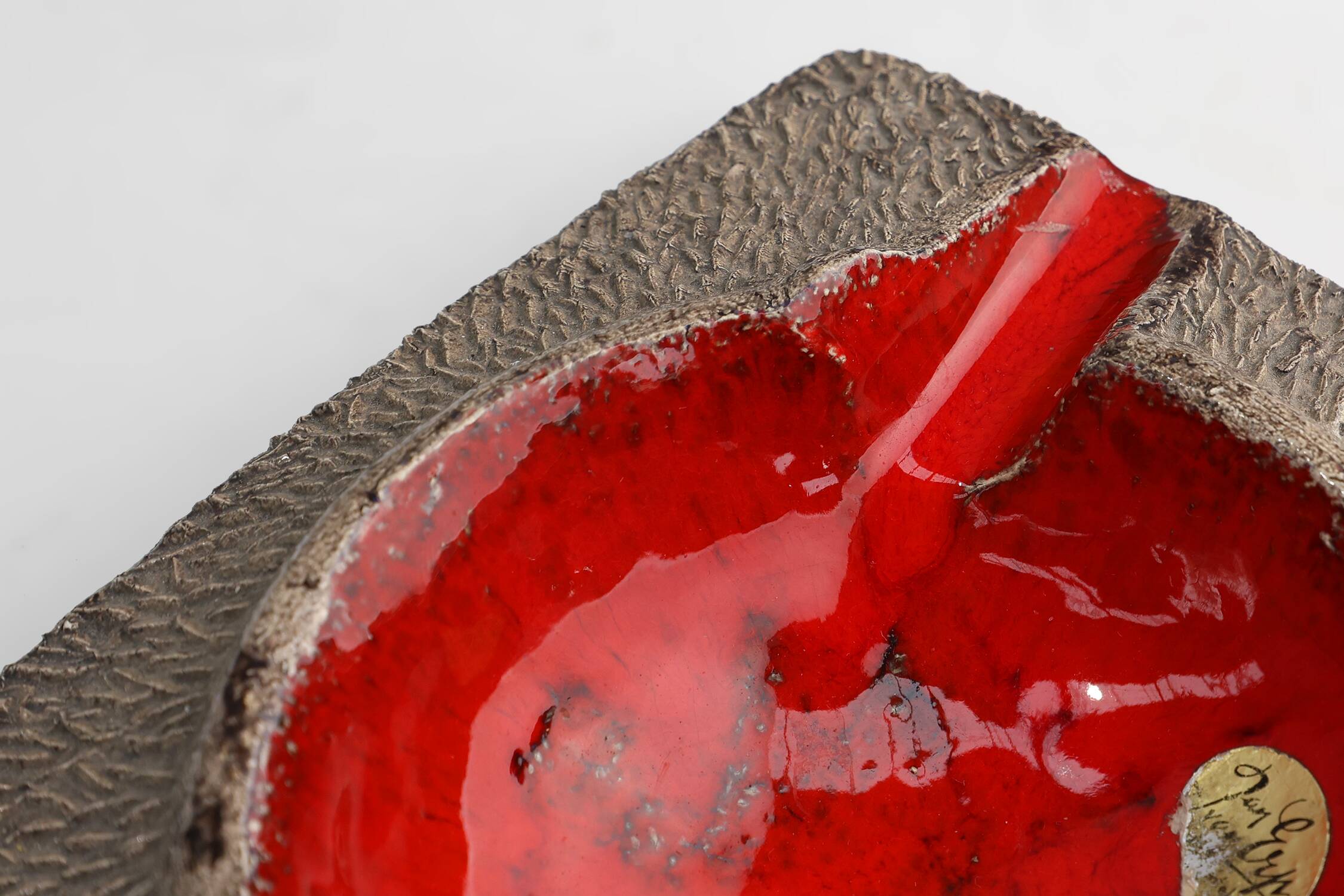 Mid-Century Ceramic Ashtray by Jan van Erp, The Netherlands 1970s