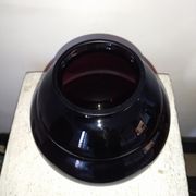 Amethyst blown glass vase art deco