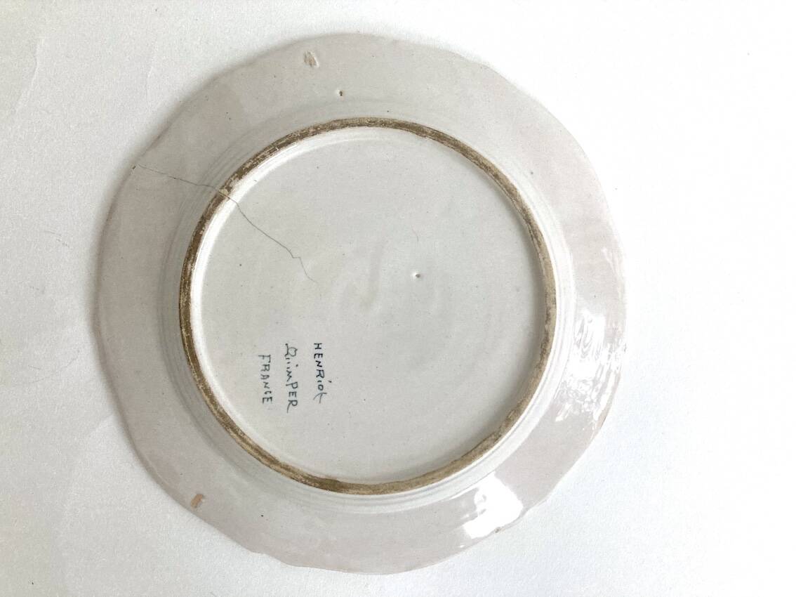 antique Henriot plate