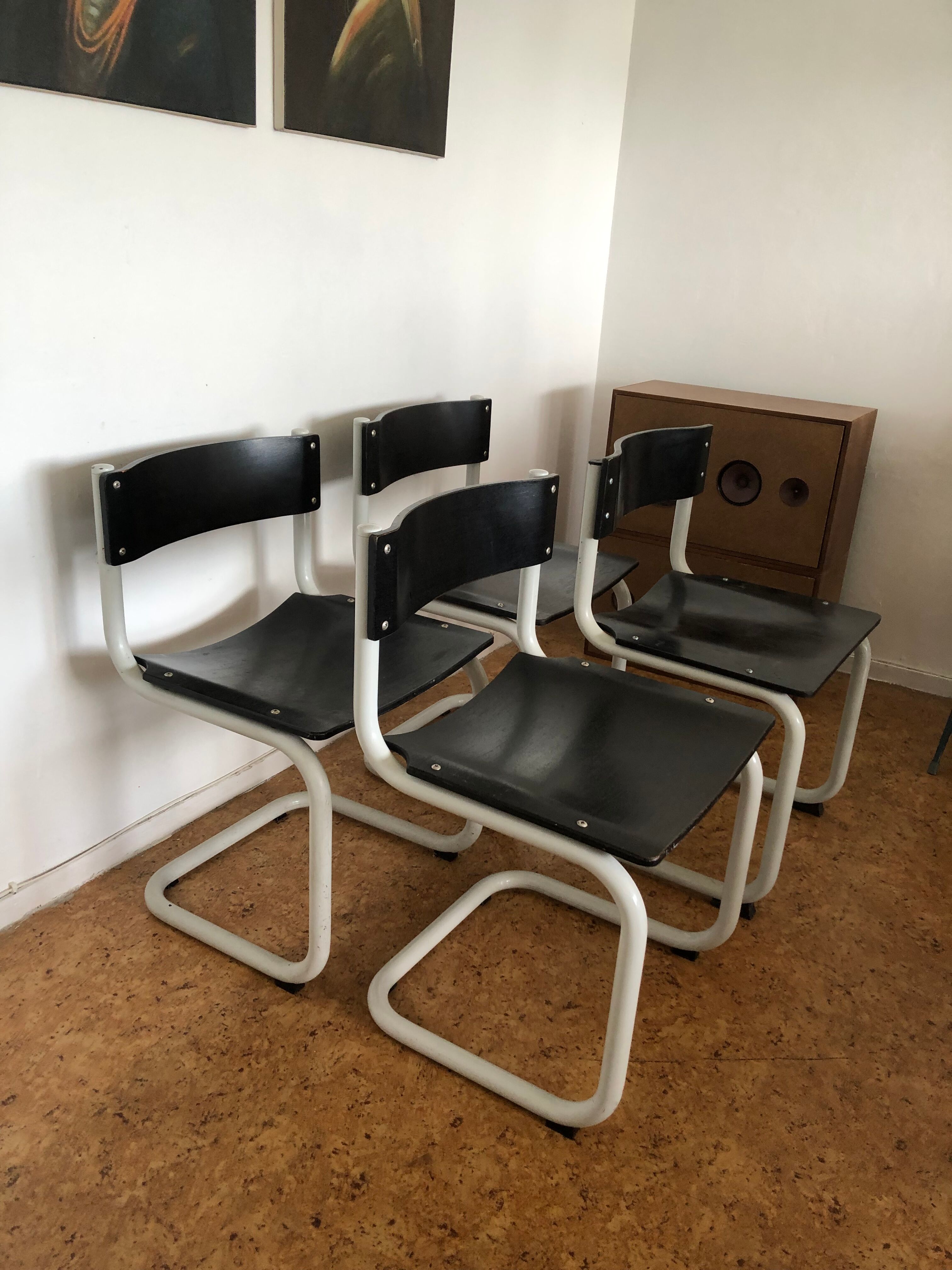 Set of 4 knud Friis & Elmar Moltke chairs for Randres AS