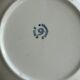 Vintage porcelain plate with fruit pattern
