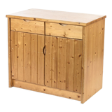 Furniture arc: chest of drawers with two drawers and two pine doors