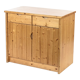 Furniture arc: chest of drawers with two drawers and two pine doors