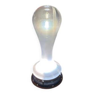AV Mazzega opalescent glass lamp attributed to Carlo Nason.